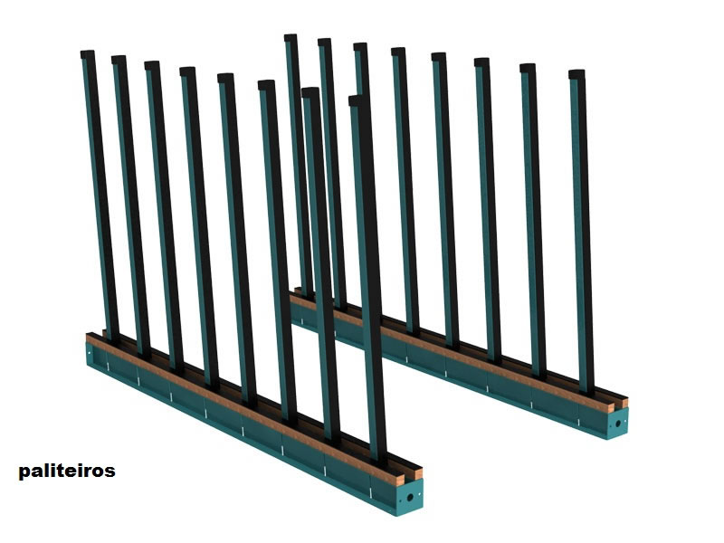 Paliteiros para estocagem de MDF